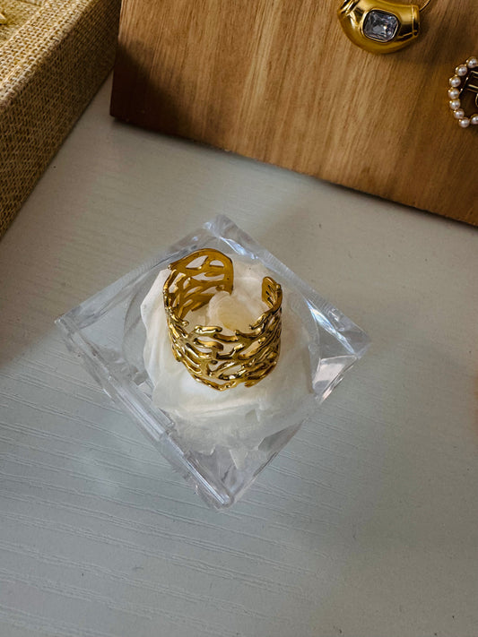 Anillo Fuego Dorado