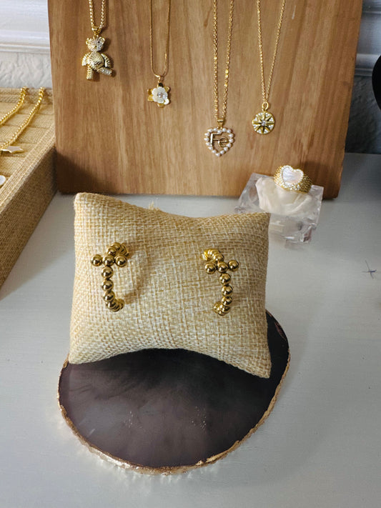 Aretes Golden Flow