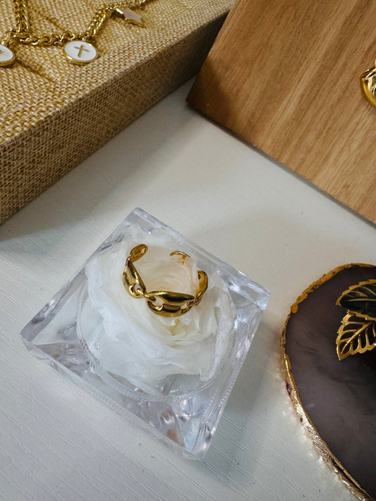 Anillo Link Dorado