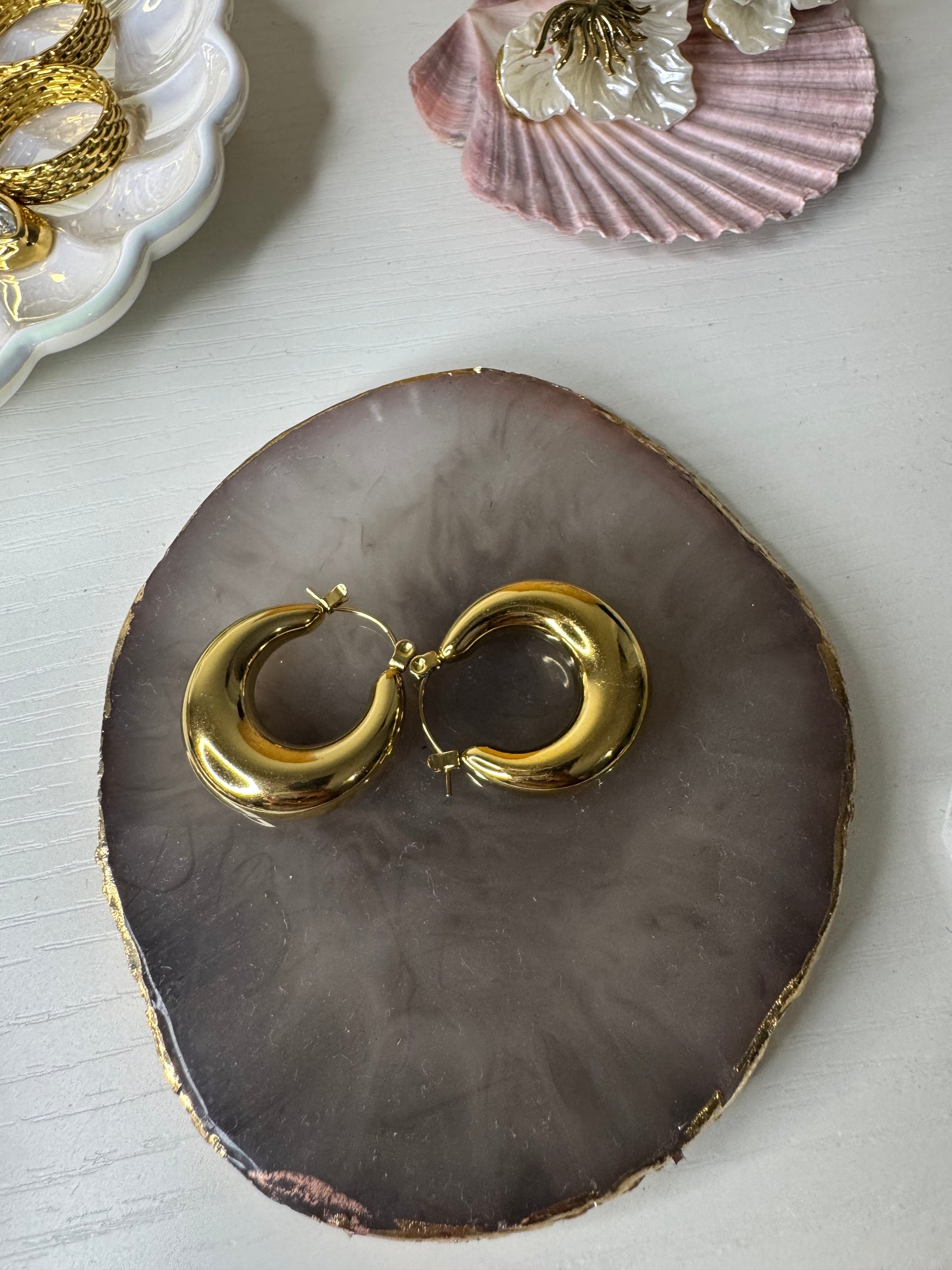 hermosos aretes de candongas😍