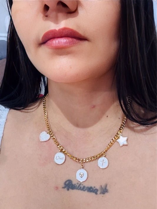 Collar “Resiliencia & Fe” – Dijes de Amor y Protección